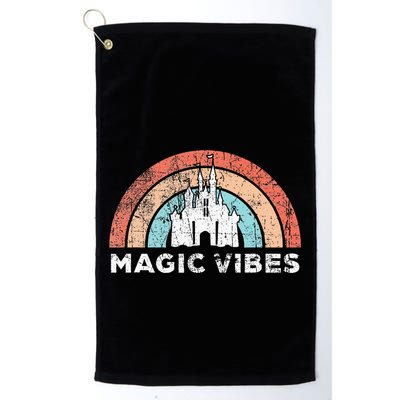 Magic Vibes Cute Matching Vacation Tops Golf Towel