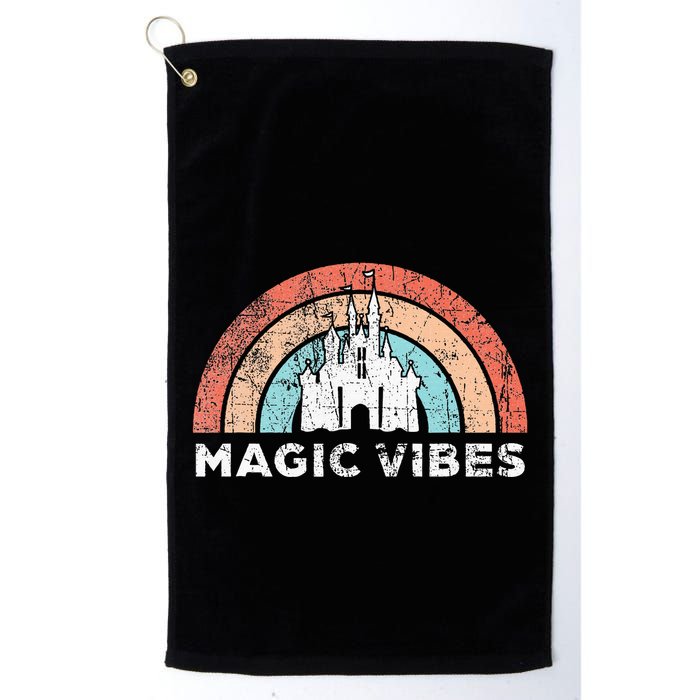 Magic Vibes Cute Matching Vacation Tops Golf Towel