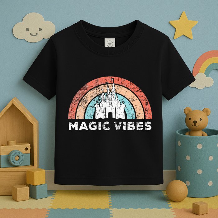 Magic Vibes Cute Matching Vacation Tops Toddler T-Shirt