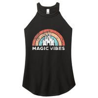Magic Vibes Cute Matching Vacation Tops Women's Perfect Tri Rocker Tank
