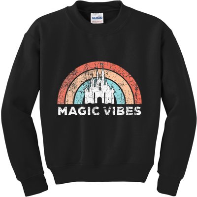 Magic Vibes Cute Matching Vacation Tops Kids Sweatshirt