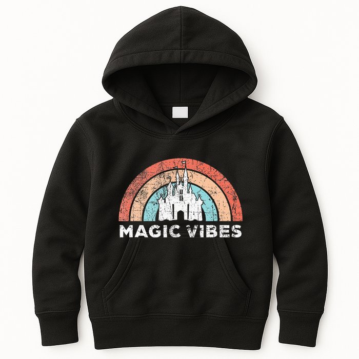 Magic Vibes Cute Matching Vacation Tops Kids Hoodie