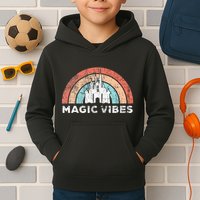 Magic Vibes Cute Matching Vacation Tops Kids Hoodie
