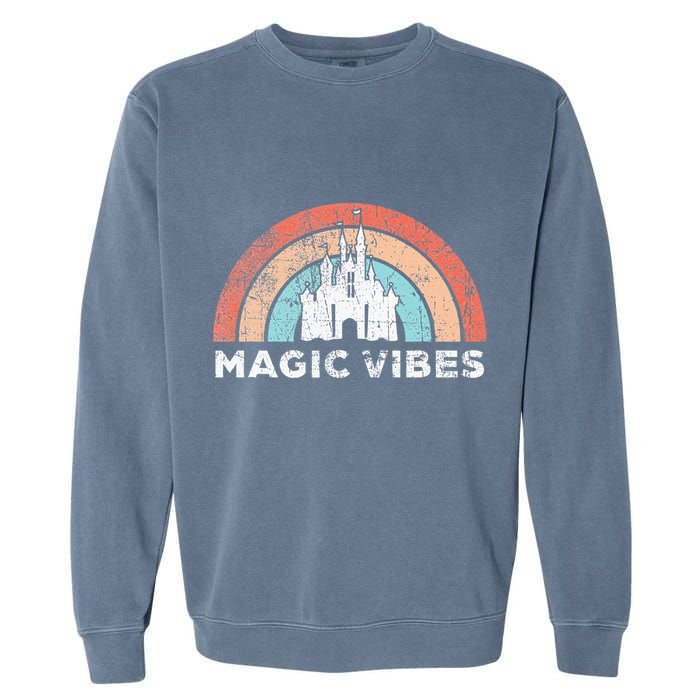Magic Vibes Cute Matching Vacation Tops Garment-Dyed Sweatshirt