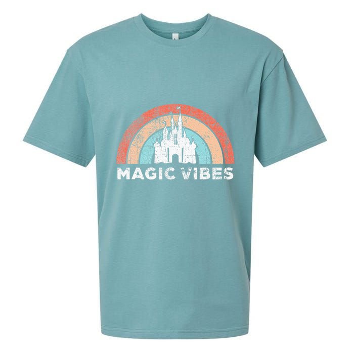 Magic Vibes Cute Matching Vacation Tops Sueded Cloud Jersey T-Shirt