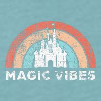 Magic Vibes Cute Matching Vacation Tops Sueded Cloud Jersey T-Shirt