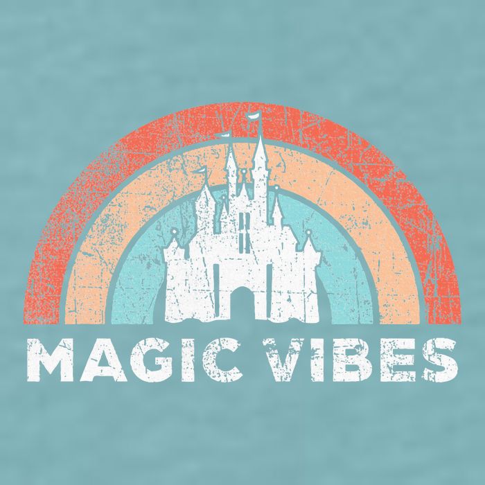 Magic Vibes Cute Matching Vacation Tops Sueded Cloud Jersey T-Shirt