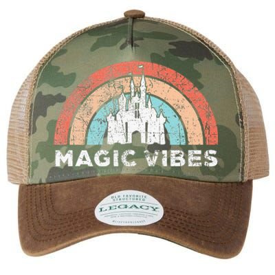 Magic Vibes Cute Matching Vacation Legacy Tie Dye Trucker Hat