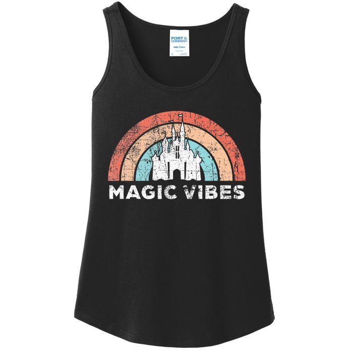 Magic Vibes Cute Matching Vacation Ladies Essential Tank