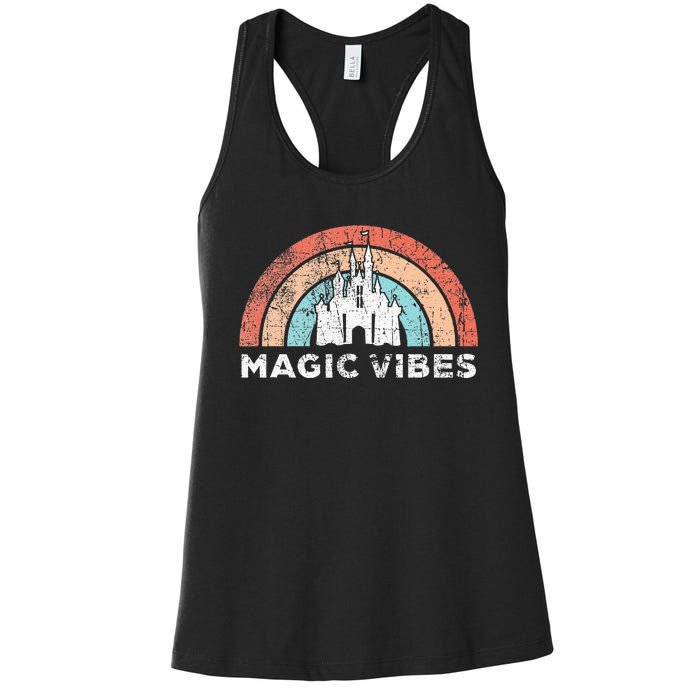 Magic Vibes Cute Matching Vacation Women's Racerback Tank