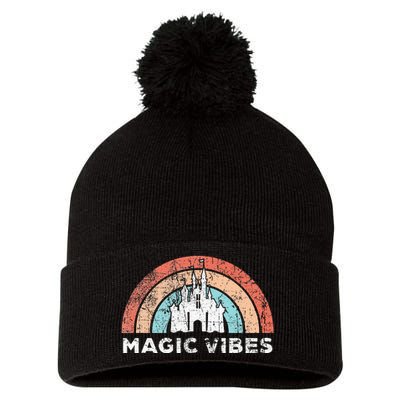 Magic Vibes Cute Matching Vacation Pom Pom 12in Knit Beanie