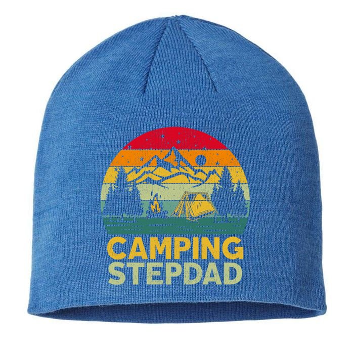 Mountain Vintage Camping Stepdad Fathers Day Great Gift Sustainable Beanie