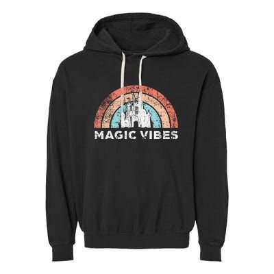 Magic Vibes Cute Vacation Garment-Dyed Fleece Hoodie