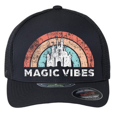 Magic Vibes Cute Vacation Flexfit Unipanel Trucker Cap