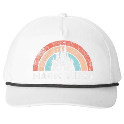 Magic Vibes Cute Vacation Snapback Five-Panel Rope Hat