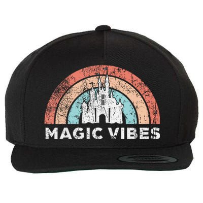 Magic Vibes Cute Vacation Wool Snapback Cap