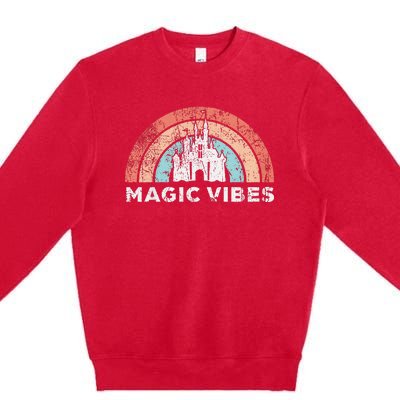 Magic Vibes Cute Vacation Premium Crewneck Sweatshirt