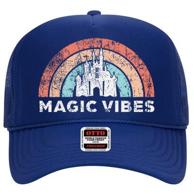 Magic Vibes Cute Vacation High Crown Mesh Back Trucker Hat