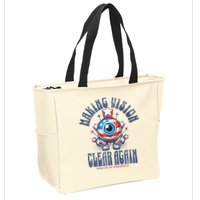 Making Vision Clear Again Funny Eye Zip Tote Bag