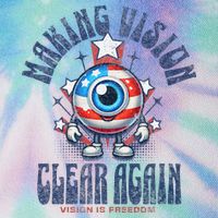 Making Vision Clear Again Funny Eye Legacy Tie Dye Trucker Hat