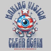 Making Vision Clear Again Funny Eye Tie-Dye T-Shirt
