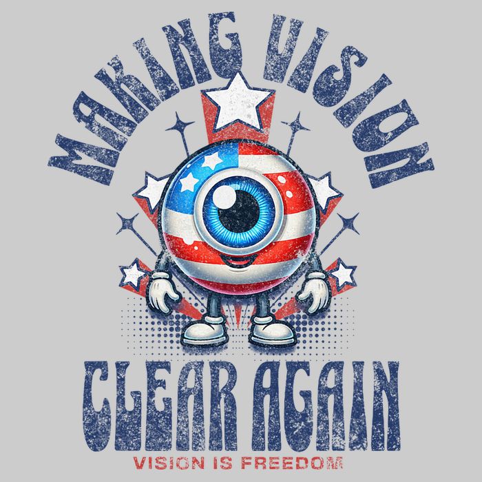 Making Vision Clear Again Funny Eye Tie-Dye T-Shirt