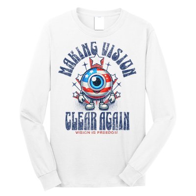 Making Vision Clear Again Funny Eye Long Sleeve Shirt