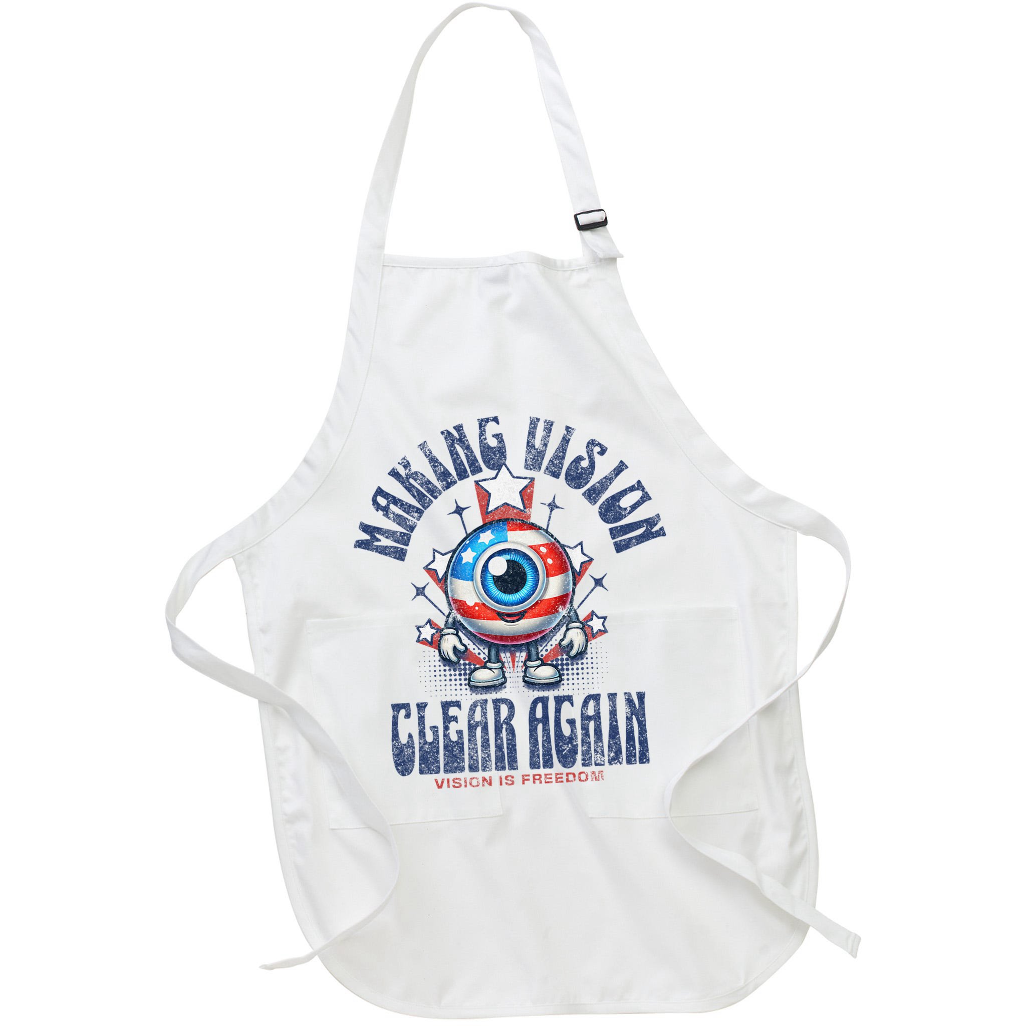 Making Vision Clear Again Funny Eye Apron