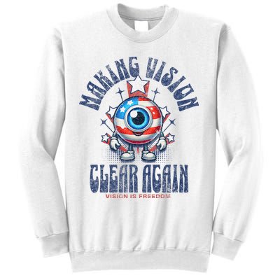 Making Vision Clear Again Funny Eye Sweatshirt