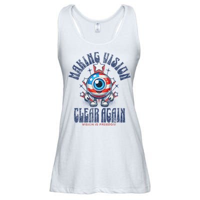 Making Vision Clear Again Funny Eye Ladies Essential Flowy Tank