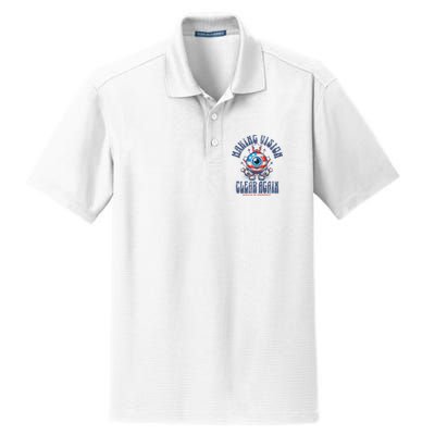 Making Vision Clear Again Funny Eye Dry Zone Grid Polo