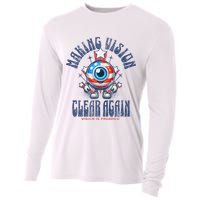 Making Vision Clear Again Funny Eye Cooling Performance Long Sleeve Crew