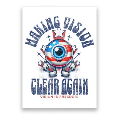 Making Vision Clear Again Funny Eye Poster