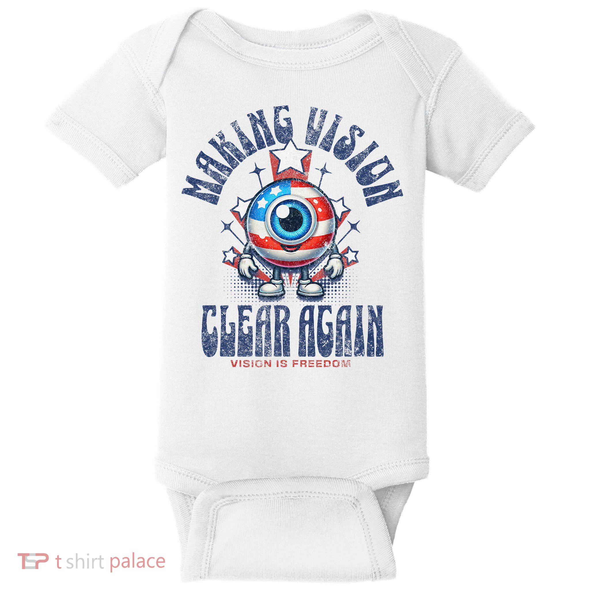 Making Vision Clear Again Funny Eye Baby Bodysuit