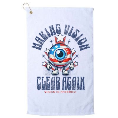 Making Vision Clear Again Funny Eye Golf Towel