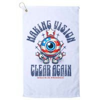 Making Vision Clear Again Funny Eye Golf Towel