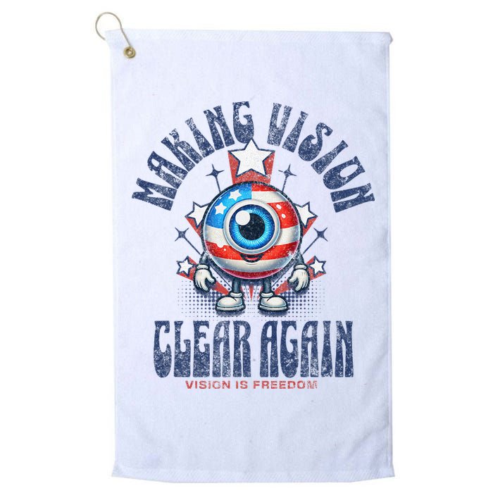 Making Vision Clear Again Funny Eye Golf Towel