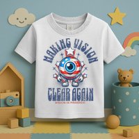 Making Vision Clear Again Funny Eye Toddler T-Shirt