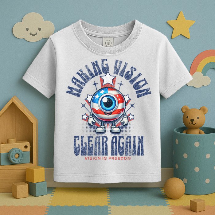 Making Vision Clear Again Funny Eye Toddler T-Shirt