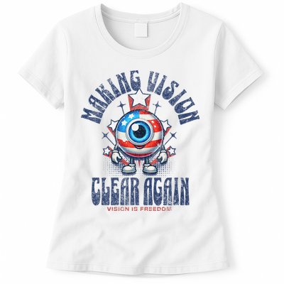 Making Vision Clear Again Funny Eye Womens T-Shirt
