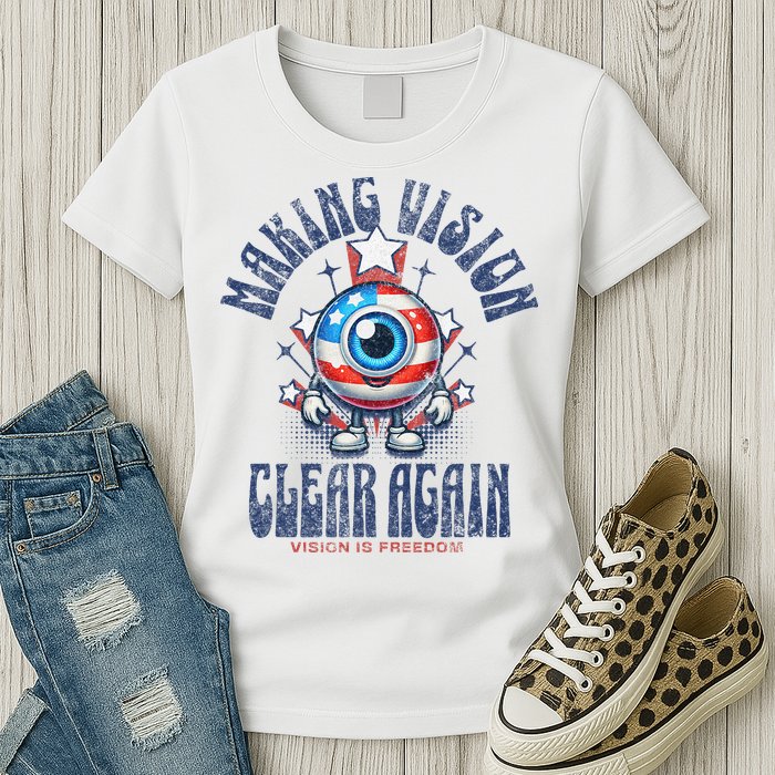 Making Vision Clear Again Funny Eye Womens T-Shirt
