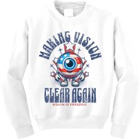 Making Vision Clear Again Funny Eye Kids Sweatshirt