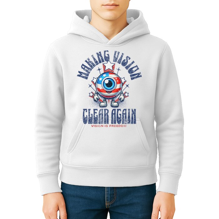 Making Vision Clear Again Funny Eye Kids Hoodie