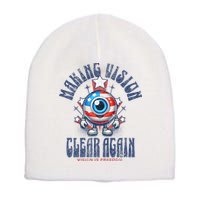 Making Vision Clear Again Funny Eye Short Acrylic Beanie