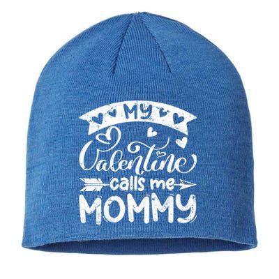 My Valentine Calls Me Mommy Valentines Day Matching Family Meaningful Gift Sustainable Beanie