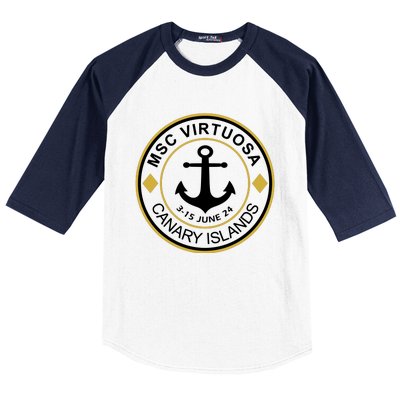 Msc Virtuosa Cruise Sailing Baseball Sleeve Shirt