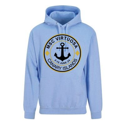 Msc Virtuosa Cruise Sailing Unisex Surf Hoodie