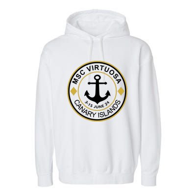 Msc Virtuosa Cruise Sailing Garment-Dyed Fleece Hoodie