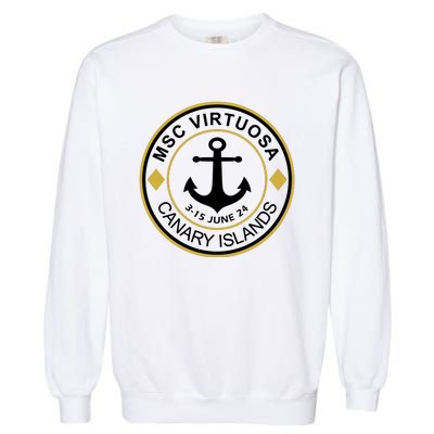 Msc Virtuosa Cruise Sailing Garment-Dyed Sweatshirt