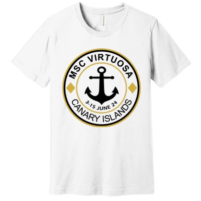 Msc Virtuosa Cruise Sailing Premium T-Shirt